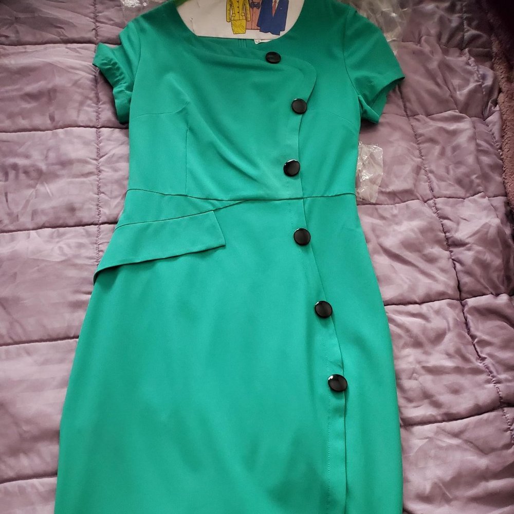 Pin-up Dress Green SZ 4